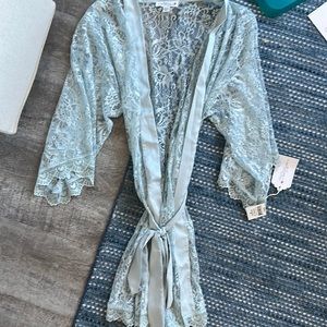 Blue lace robe in bloom by jonquil